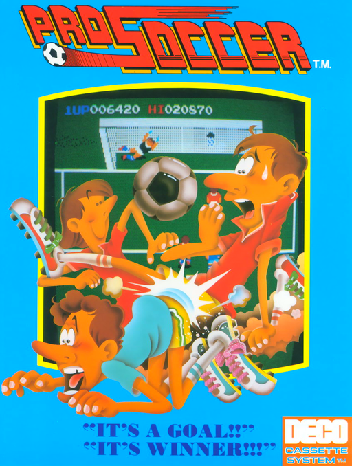 Pro Soccer (DECO Cassette) (Japan) Arcade Game Cover